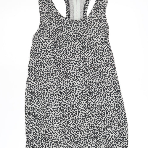 Warehouse Women's Grey Animal Print Tank Top