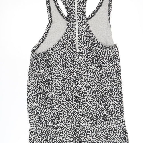 Warehouse Women's Grey Animal Print Tank Top