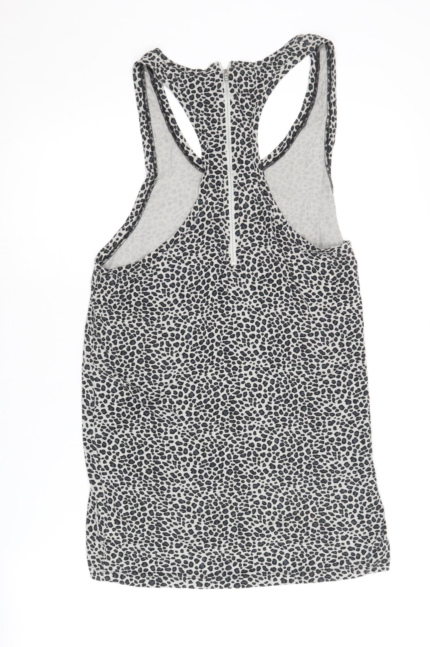 Warehouse Women's Grey Animal Print Tank Top