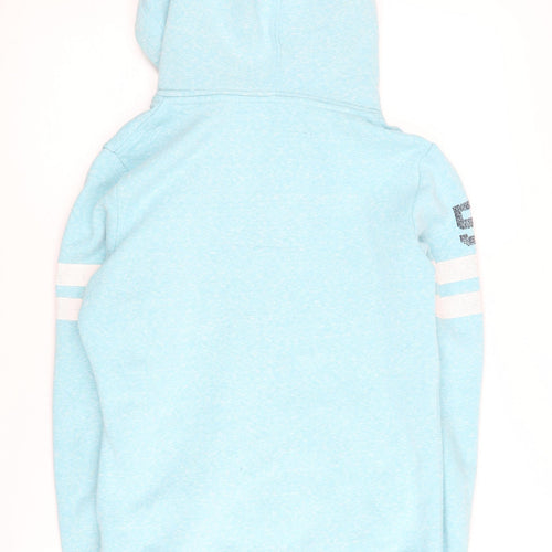 Superdry Women’s Blue Full Zip Hoodie, Size S