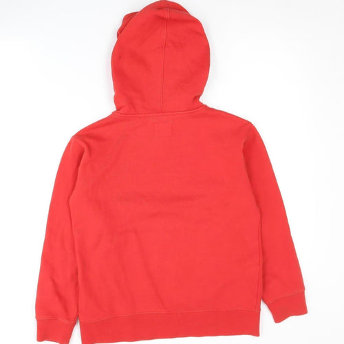 Champion Boys Red Pullover Hoodie, Size L Logo Accent