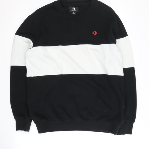 Converse Men's Black Pullover Sweatshirt S