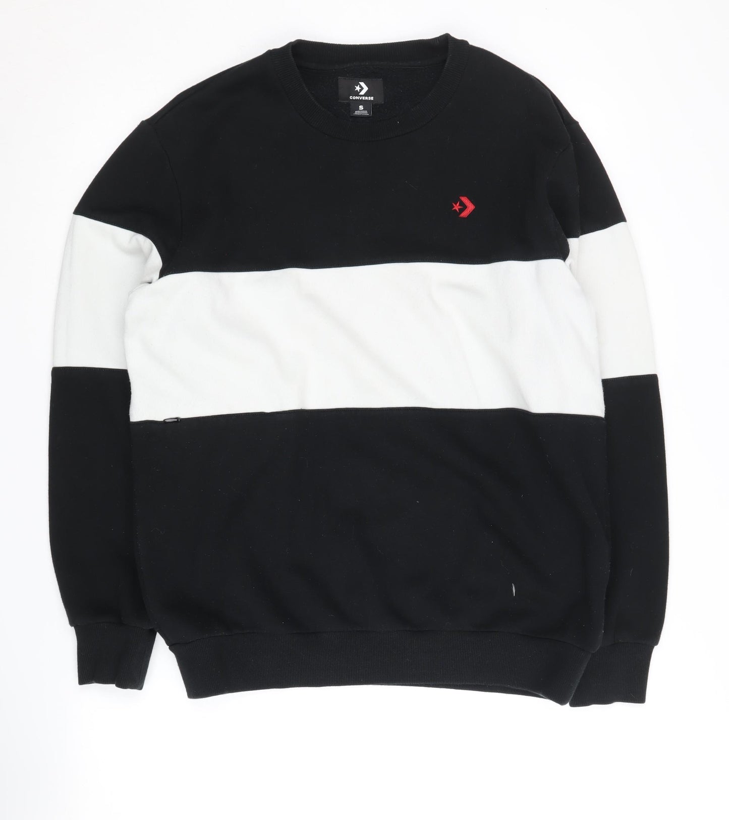 Converse Men's Black Pullover Sweatshirt S