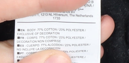 Converse Men's Black Pullover Sweatshirt S