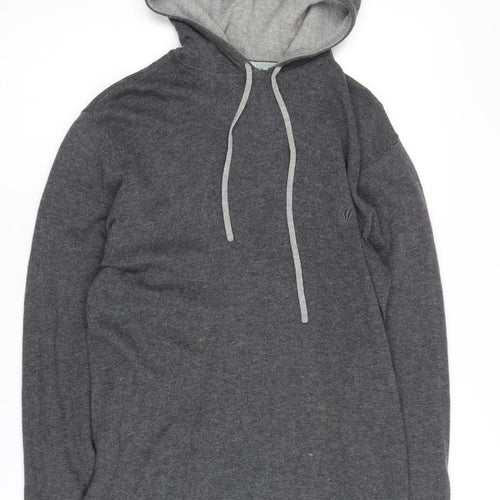 Fat Face Grey Knit Hoodie, XS, Men’s Pullover, Good