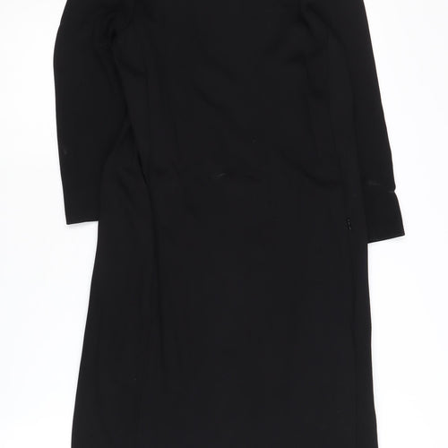 The White Company Women's Black Sheath Dress Size 10