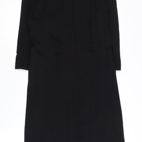 The White Company Women's Black Sheath Dress Size 10