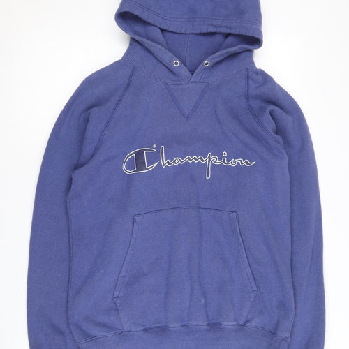 Champion Men’s Blue Pullover Hoodie - Small