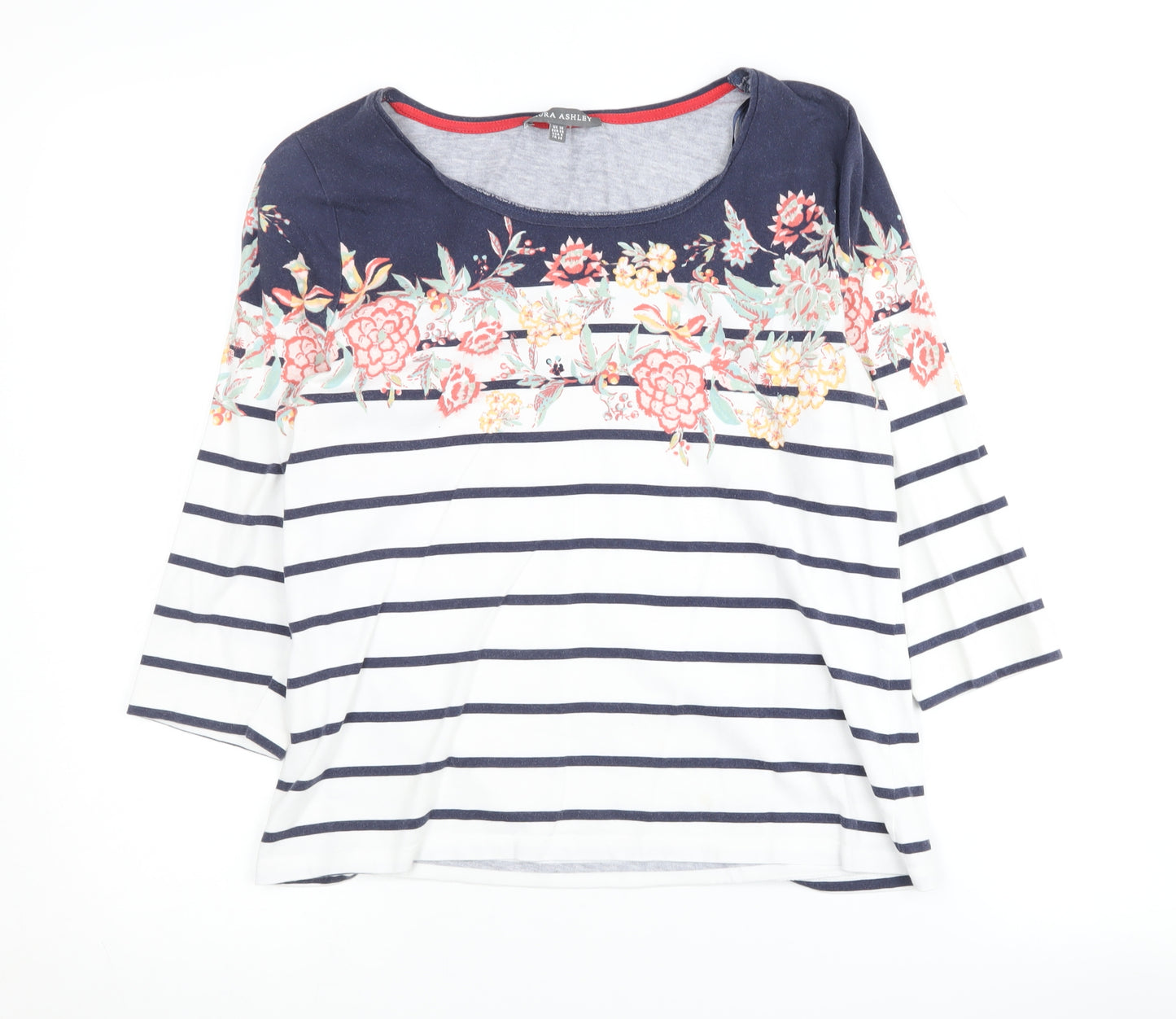 Laura Ashley Women's Multicoloured 3/4 Sleeve Top