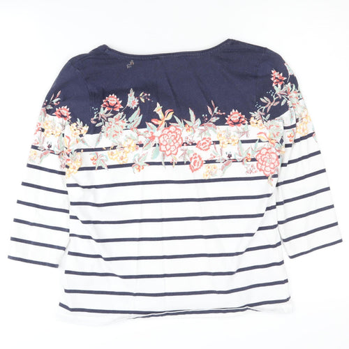 Laura Ashley Women's Multicoloured 3/4 Sleeve Top