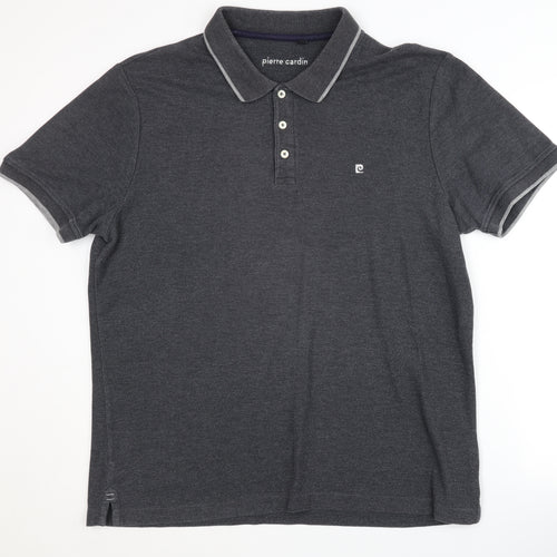 Pierre Cardin Men's Grey Polo Shirt XL