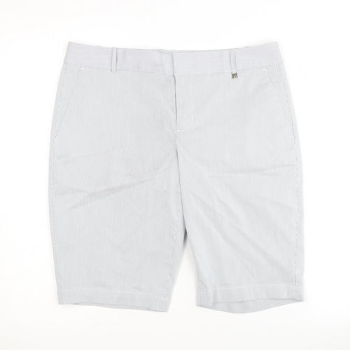 Calvin Klein Women's Grey Chino Shorts Size 8