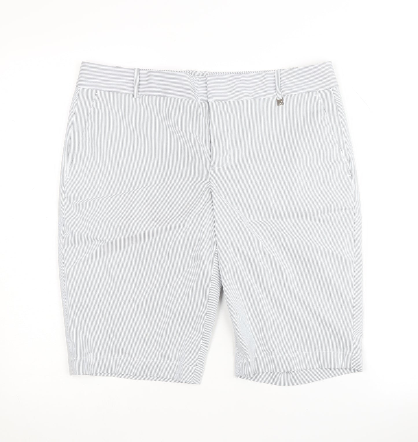 Calvin Klein Women's Grey Chino Shorts Size 8