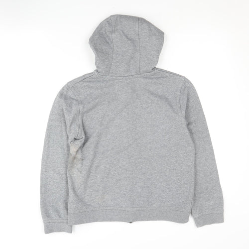 Nike Boys Grey Full Zip Hoodie M - Comfortable Casual Wear
