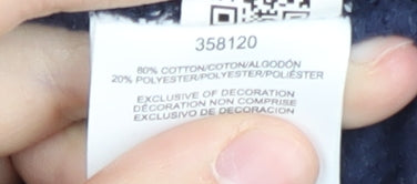 Fila Men's Blue Pullover Hoodie - Size S