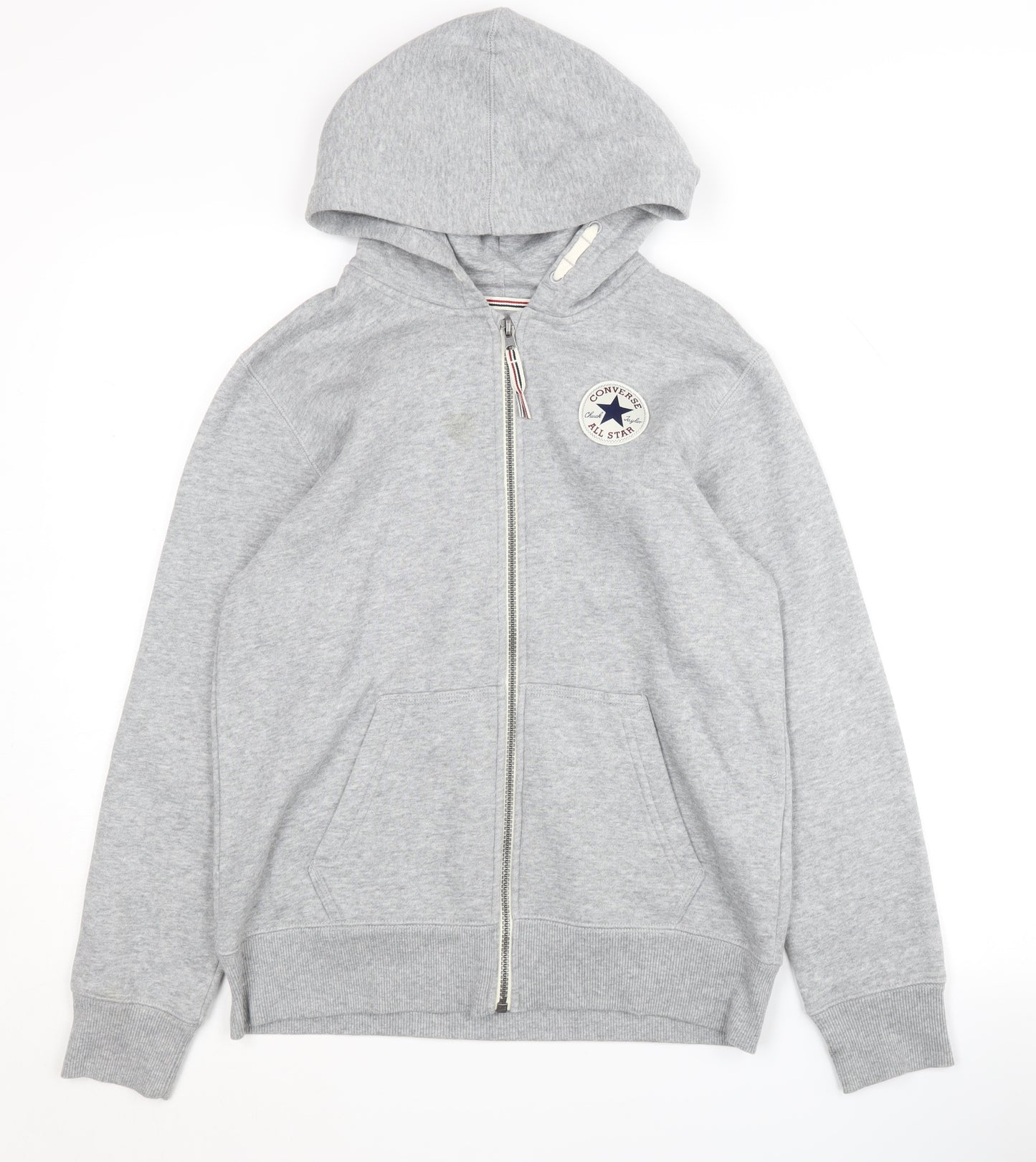 Converse Boys Grey Full Zip Hoodie 12 Years