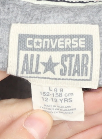 Converse Boys Grey Full Zip Hoodie 12 Years
