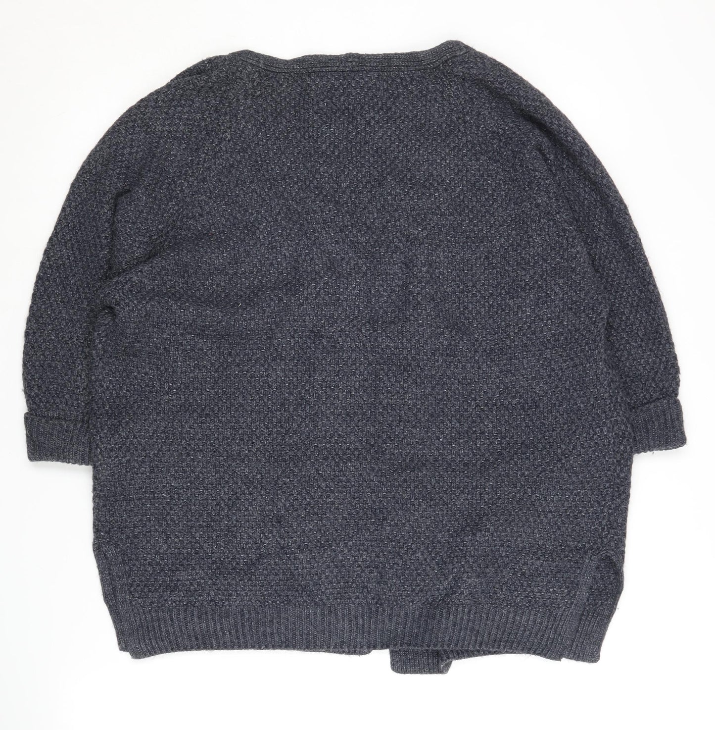 Fat Face Women's Blue Open Front Cardigan Size 14 Knit