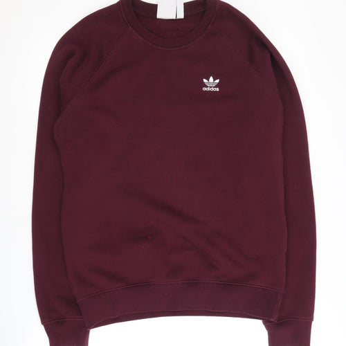 Adidas Men's Purple Pullover Sweatshirt, Size S