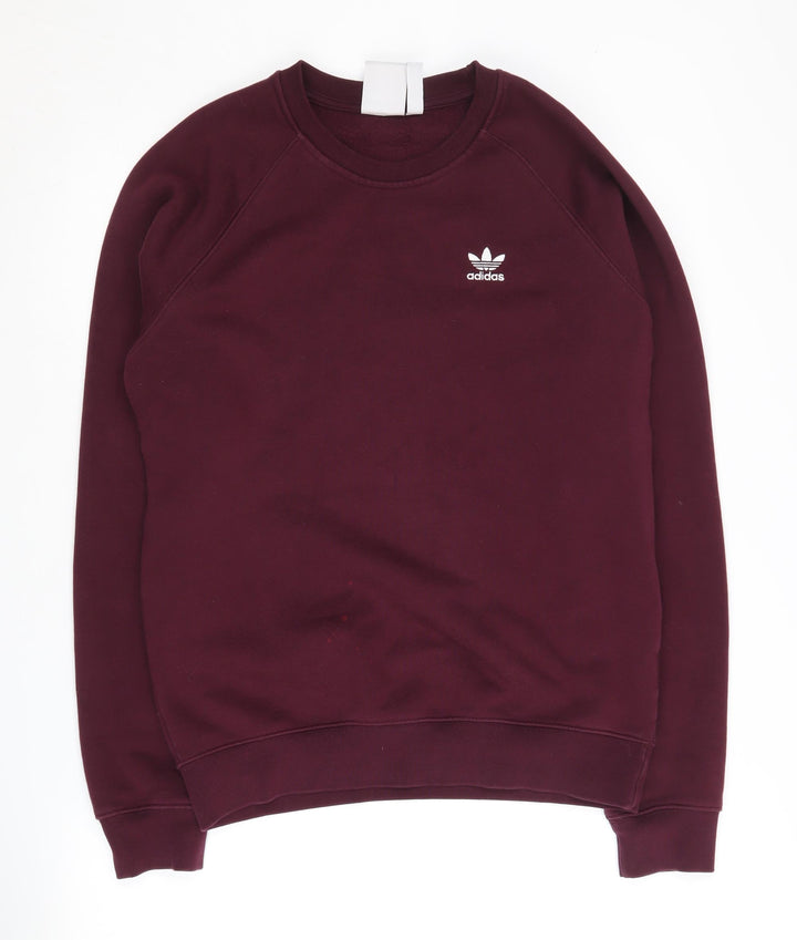 Adidas Men's Purple Pullover Sweatshirt, Size S