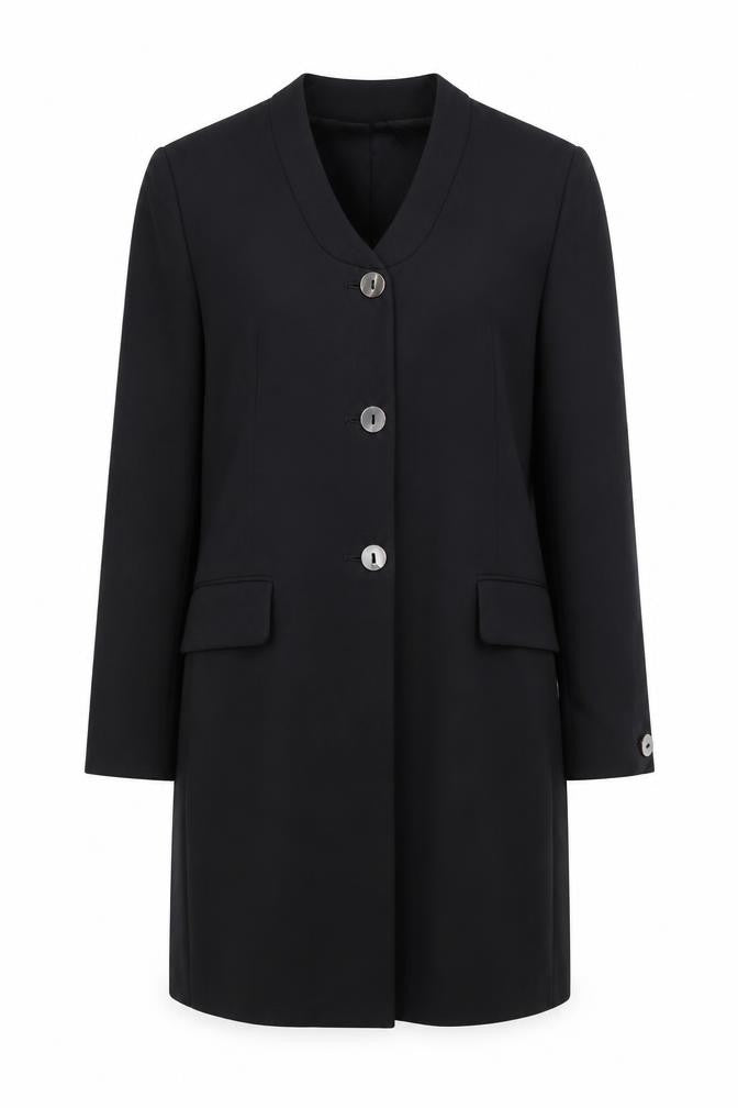Front view of Jeff Banks Women's Black Suit Jacket, size 12