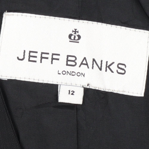 Jeff Banks Women's Black Suit Jacket Size 12