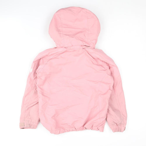 Helly Hansen Girls Pink Waterproof Rain Jacket 6 Years