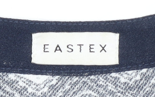 Eastex Women's Multicoloured Geometric Button-Up Top