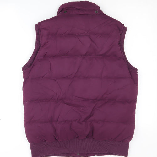 Fat Face Women's Purple Puffer Waistcoat Size 12