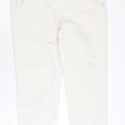 Gerry Weber Women's White Jeans, Size 18, Elegant & Comfortable