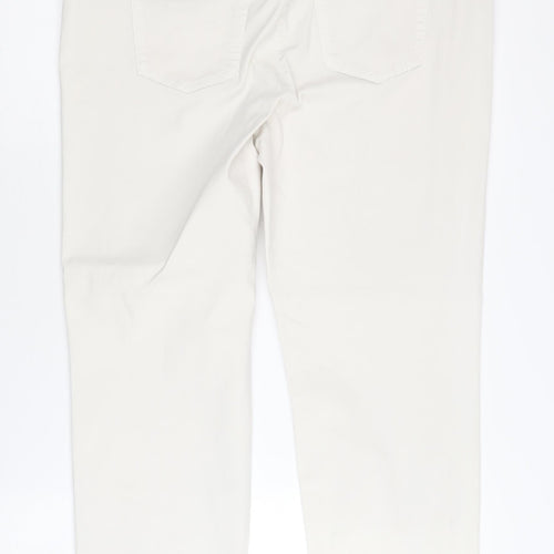Gerry Weber Women's White Jeans, Size 18, Elegant & Comfortable