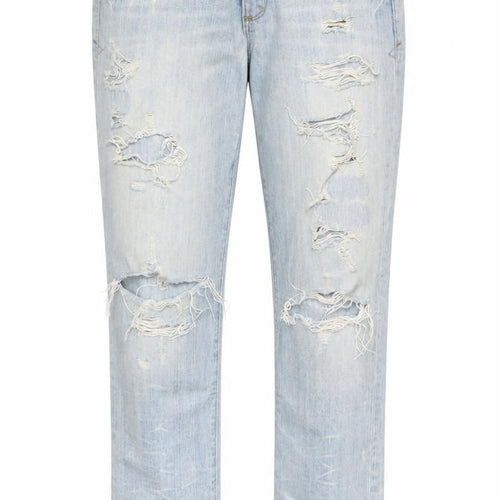 Abercrombie & Fitch Women Blue Size 4 Distressed Jeans