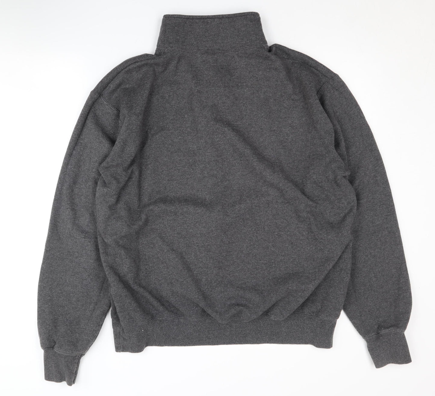 Champion Men's Grey University 1/4 Zip Sweatshirt L