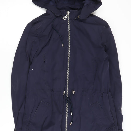 Jaeger Women's Blue Parka Jacket Size 8
