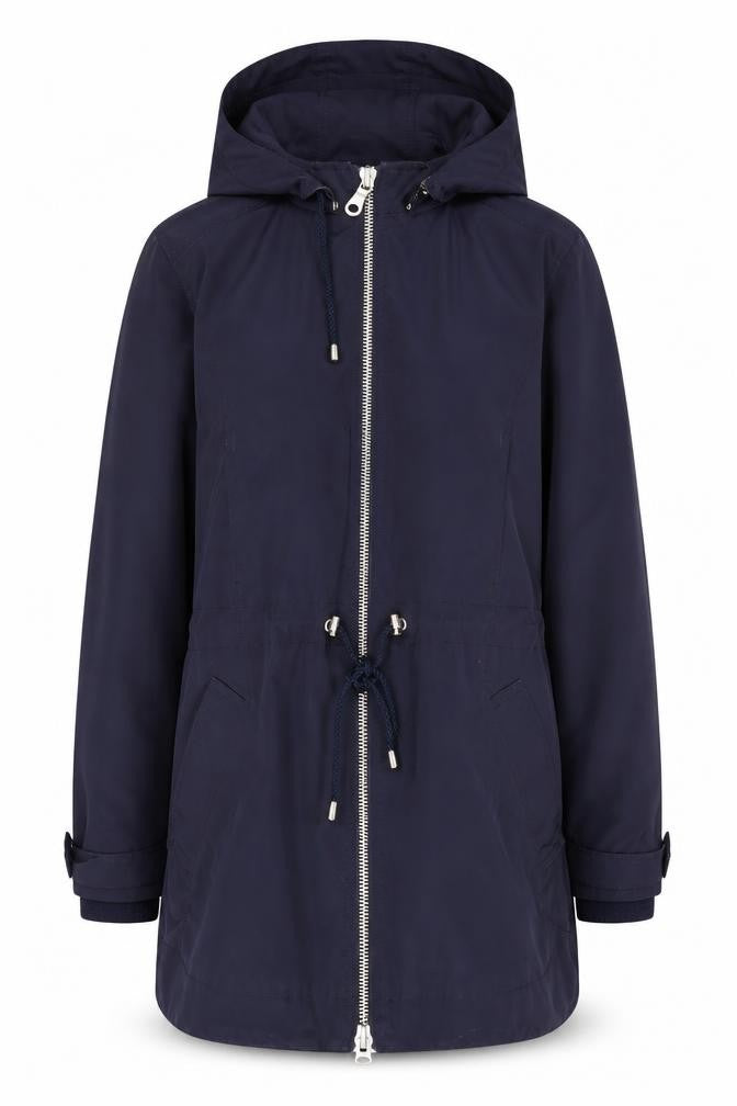 Jaeger Women's Blue Parka Jacket Size 8