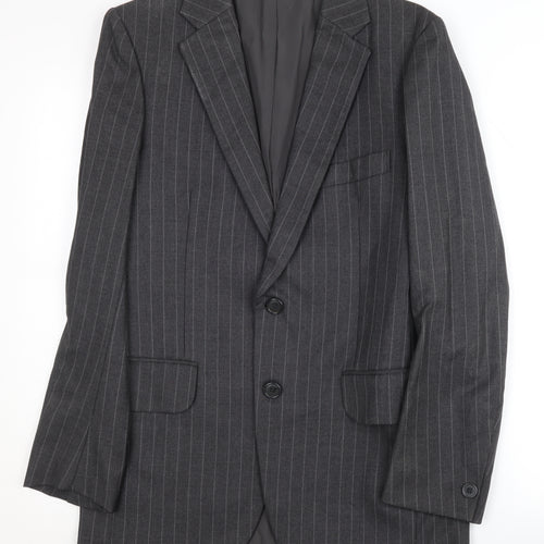 Austin Reed Men's Grey Striped Blazer, Size 38R