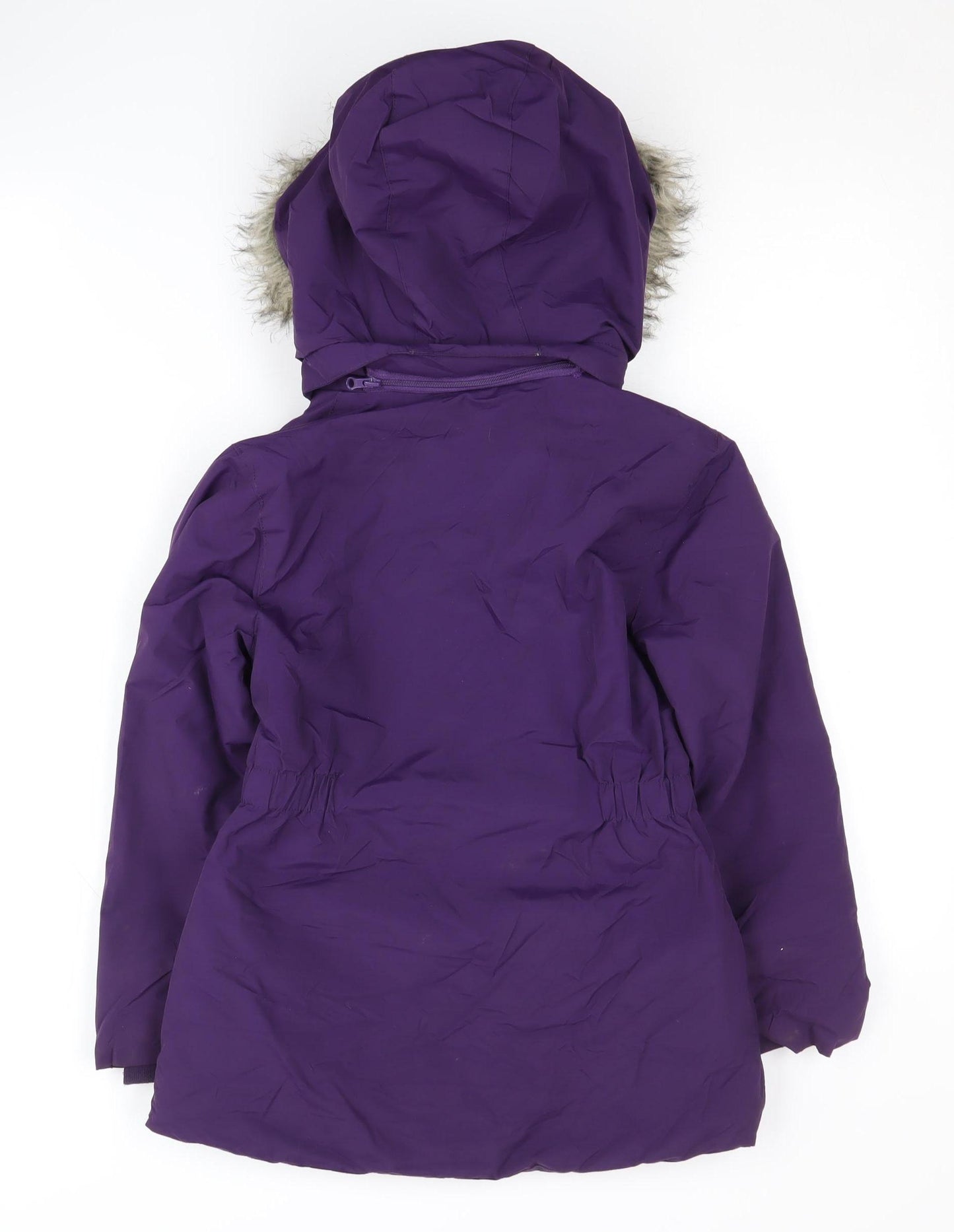Mountain Warehouse Girls Purple Parka Coat Size 7-8