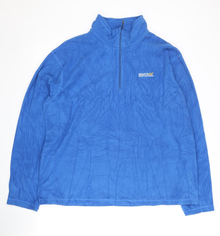 Regatta Men's Blue 1/2 Zip Fleece Sweatshirt XL