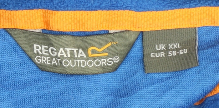 Regatta Men's Blue 1/2 Zip Fleece Sweatshirt XL