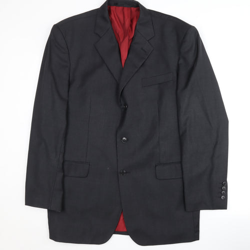 Berwin & Berwin Men's Grey Blazer Jacket, 40 Chest, Formal