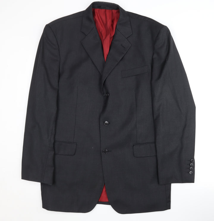 Berwin & Berwin Men's Grey Blazer Jacket, 40 Chest, Formal