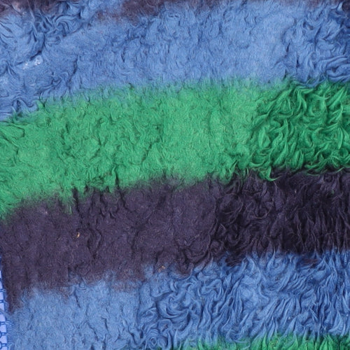 Peter Storm Boys Blue Green Striped Fleece Sweatshirt 11-12 Years
