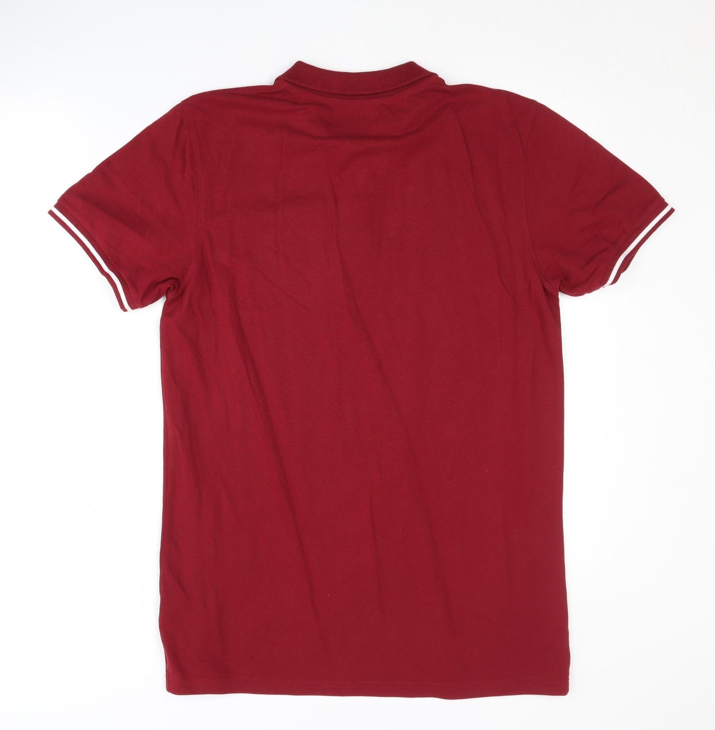 Firetrap Men's Red Polo Shirt - Medium