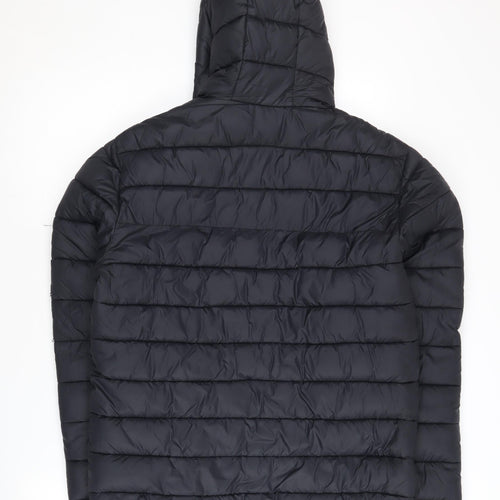 Soulcal & Co Men's Black Puffer Jacket, Size S