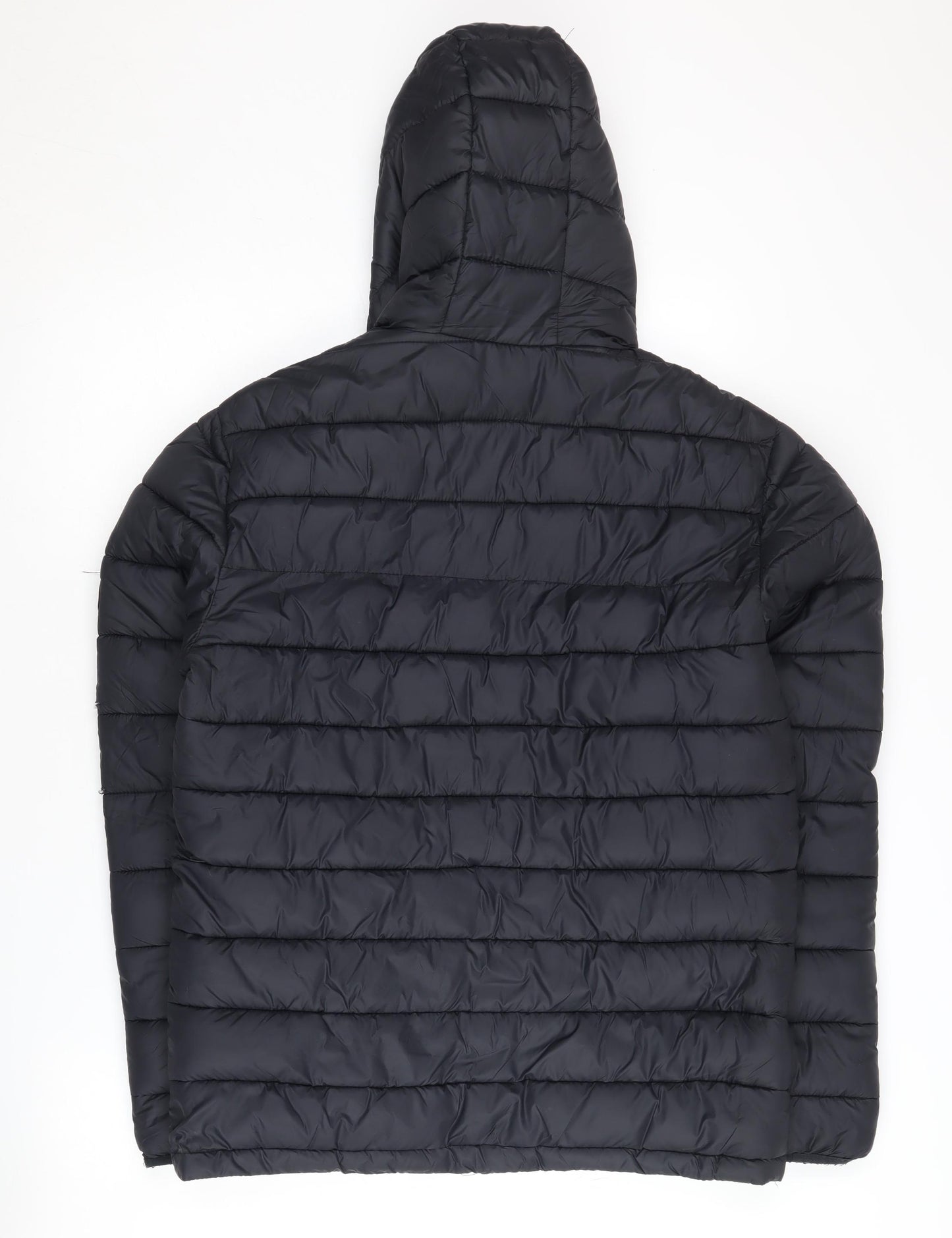 Soulcal & Co Men's Black Puffer Jacket, Size S