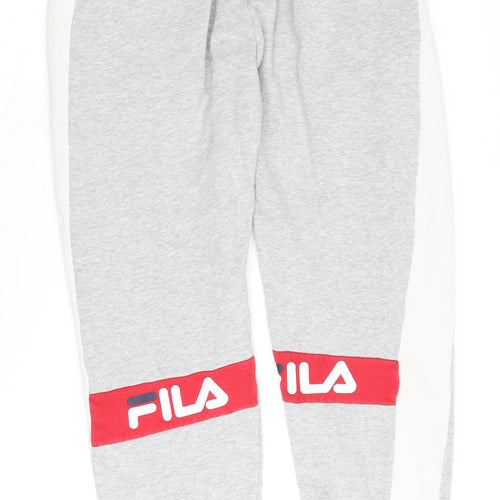 Fila Men's Grey Jogger Trousers S - Activewear