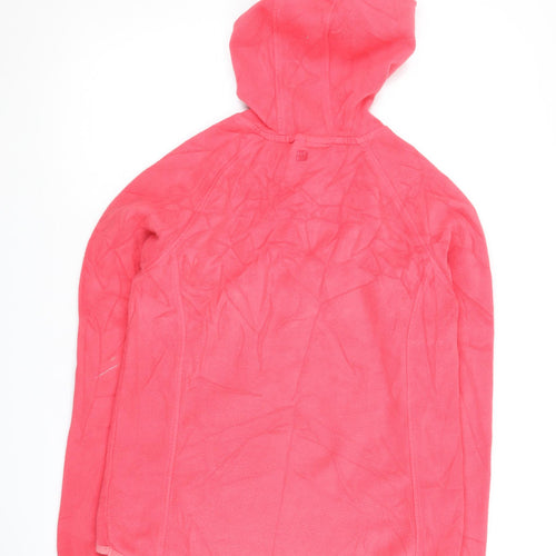 Mountain Warehouse Women's Pink Fleece Pullover Hoodie Size 2