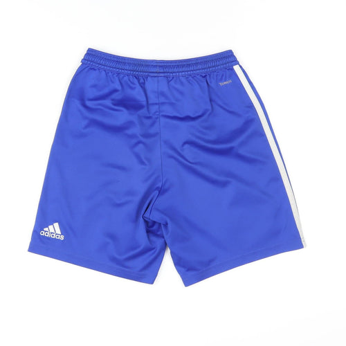 Adidas Boys Blue Athletic Shorts 11-12Y Sports