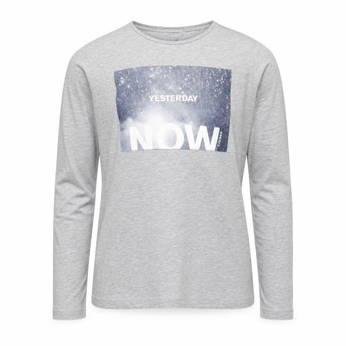 s.Oliver Boys Grey Graphic Print Long Sleeve T-Shirt M
