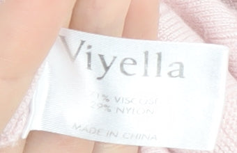 Viyella Women's Pink Pullover Jumper Size S